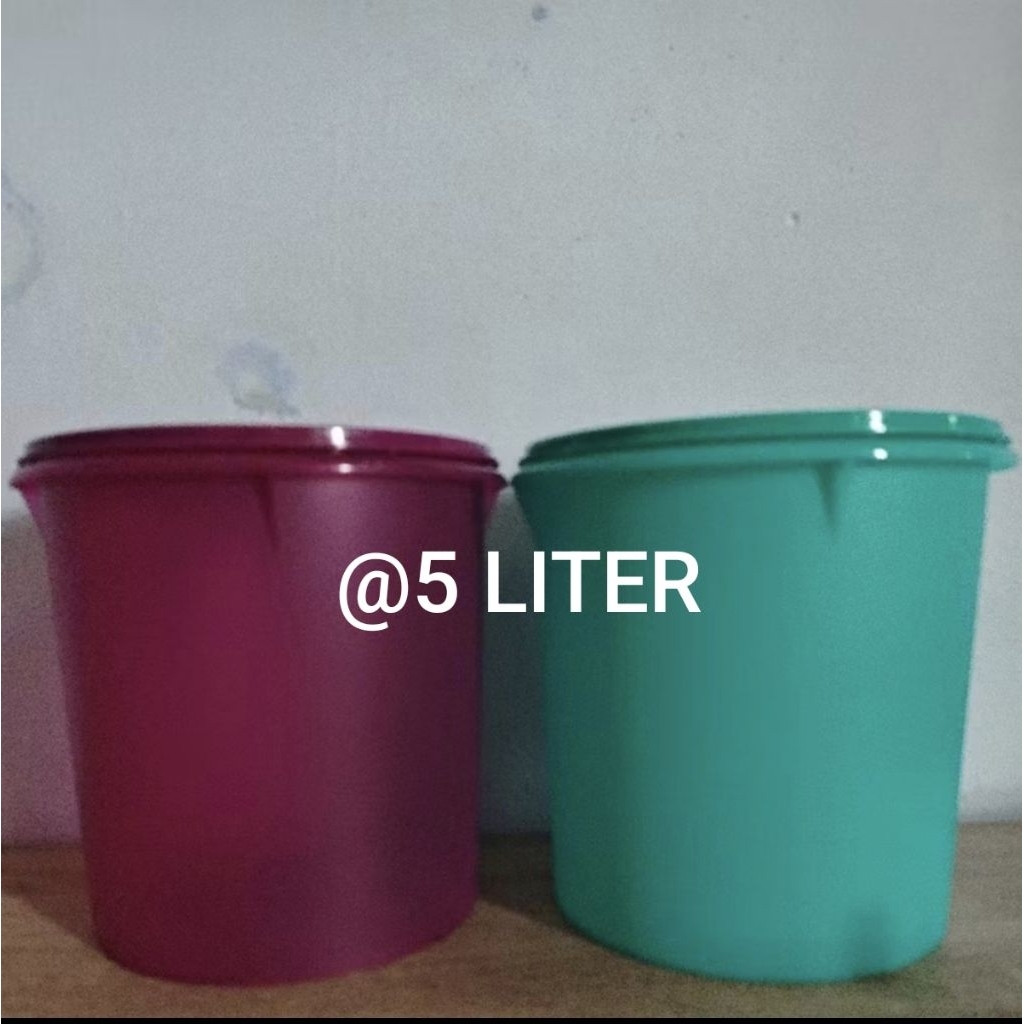 Toples Crispy canister 5Liter tupperware