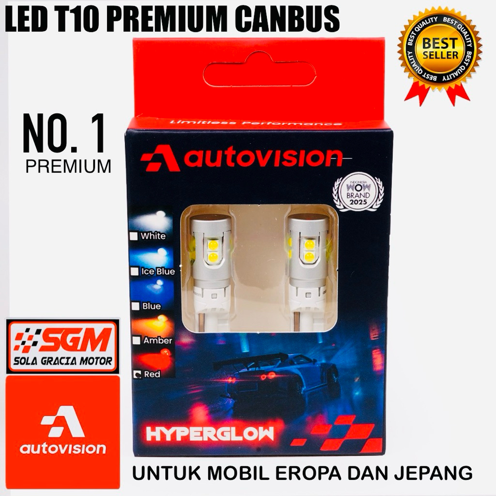 Autovision LED T10 Canbus PREMIUM Mobil Eropa.