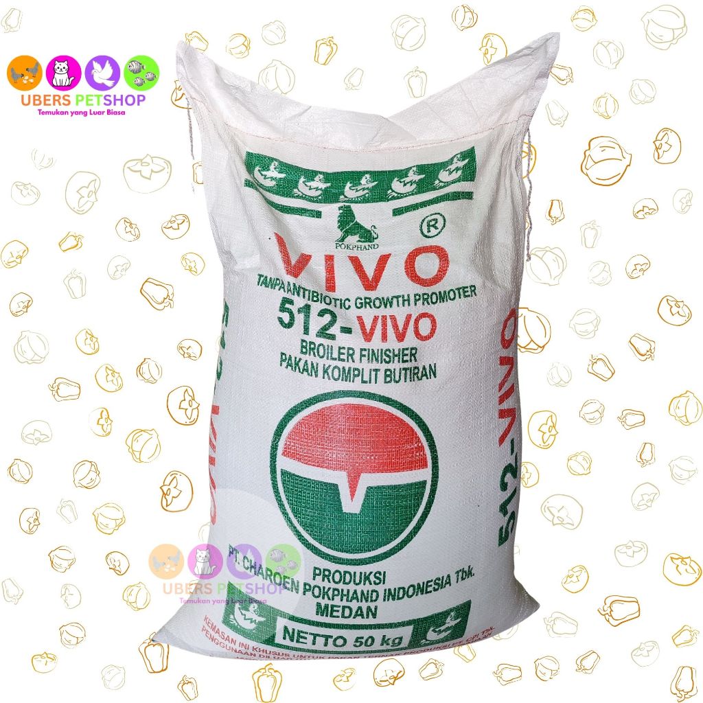 V512 Pakan Ayam Broiler 1 Kg Repacking