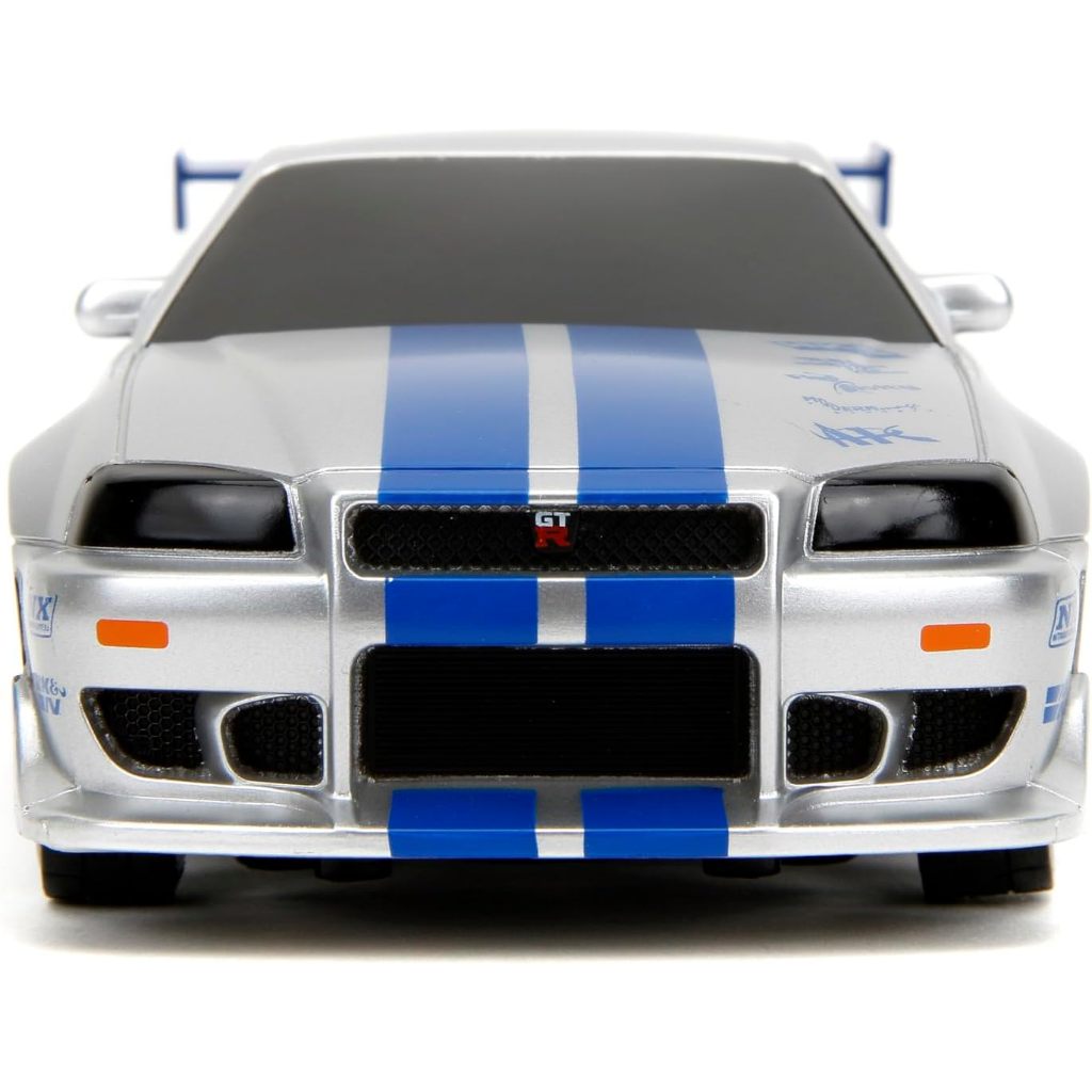 Legit rc Toys Fast & Furious 1:24 2002 Nissan GT-R R34 Remote Control Car RC with 2.4GHz, Toys