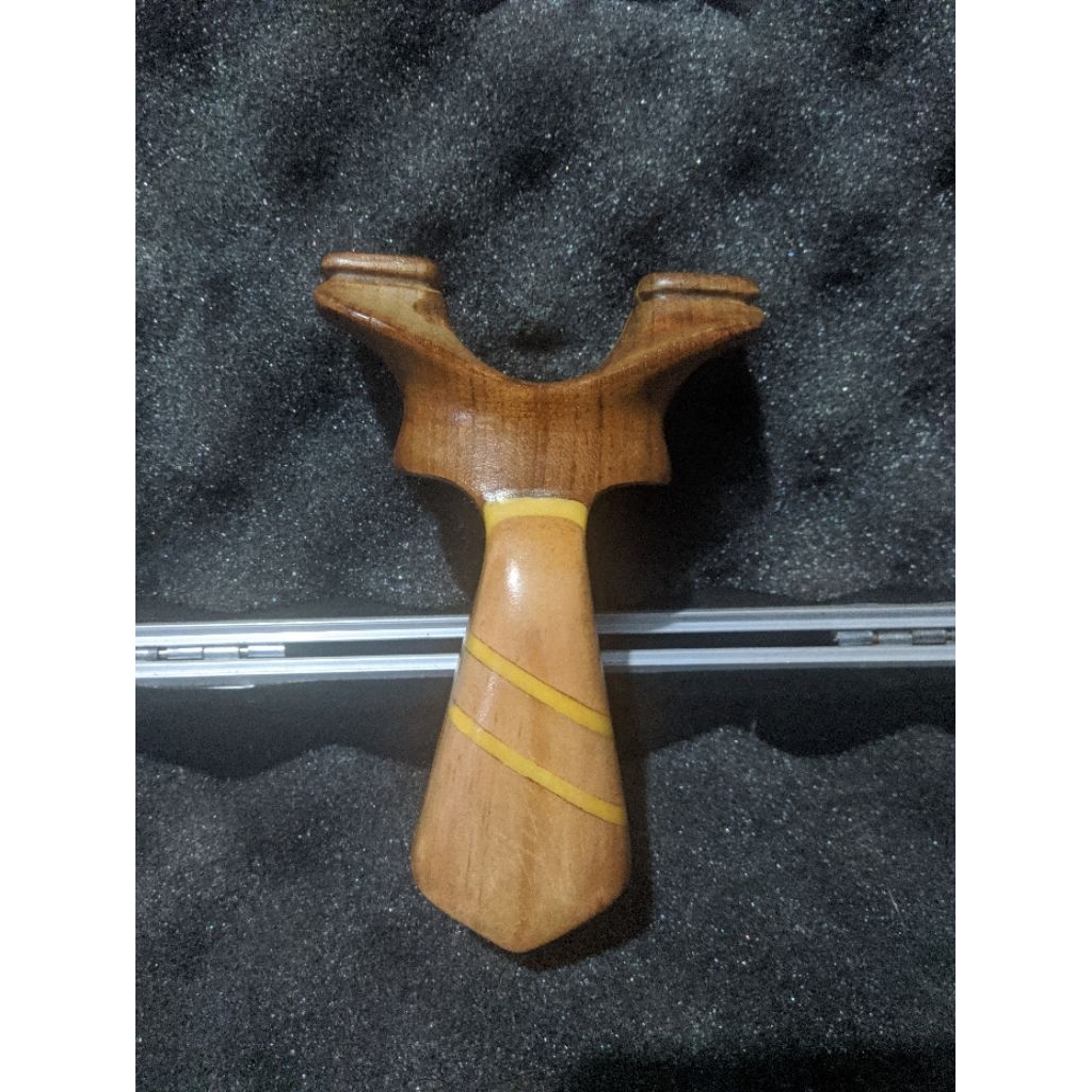 Ketapel Kayu Jati Laminasi Unik OTT