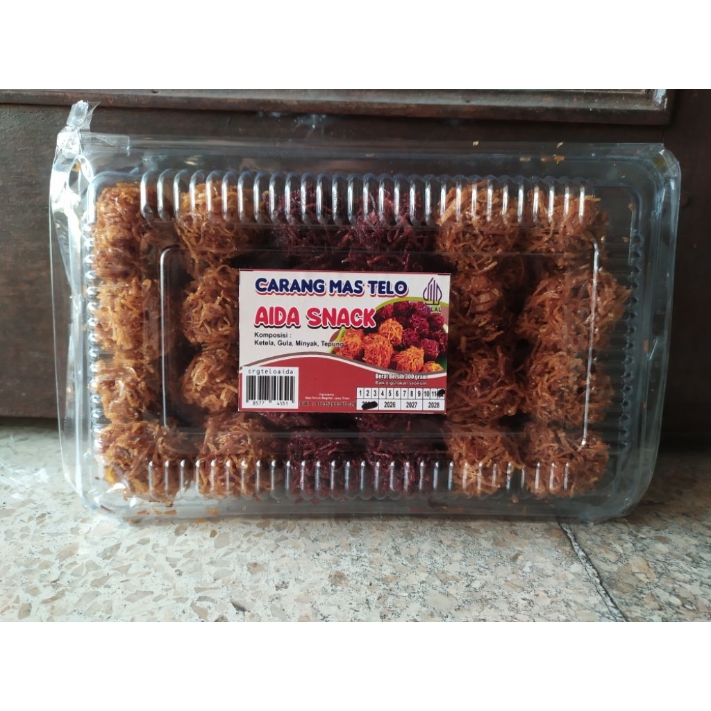 Carang mas telo jajanan tradisional khas cepu blora