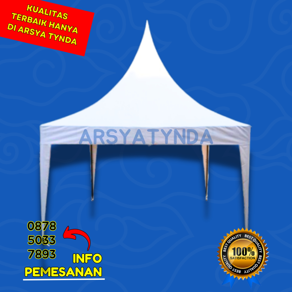 TENDA KERUCUT POLOS 4X4 METER – TENDA BAZAR & JUALAN