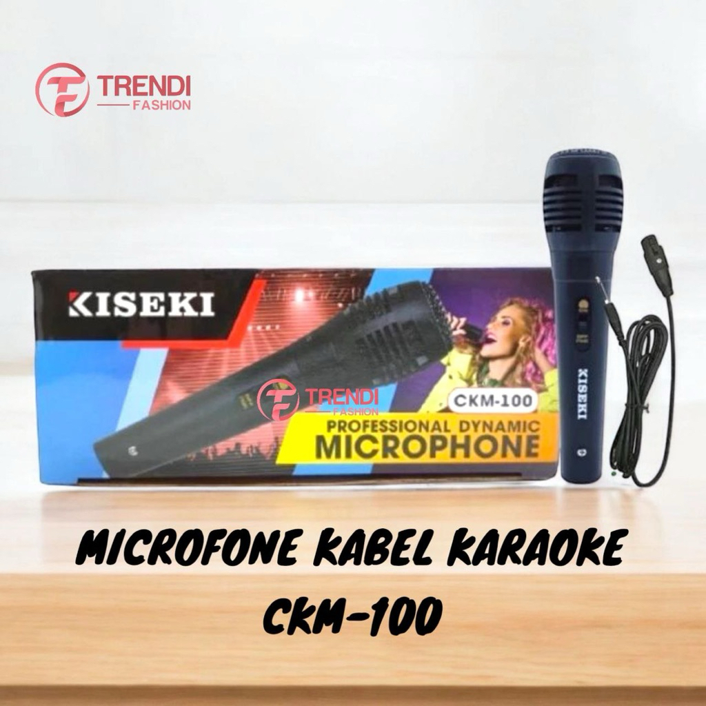 Microphone Karaoke - Mic Kabel Salon Speaker - Mik Karaoke Koseki
