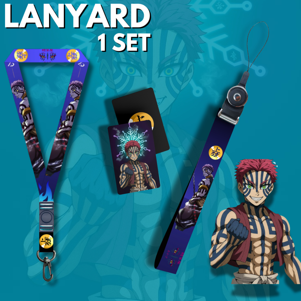 TALI LANYARD / STRAP / ID CARD BLUE ARCHIVE MOMOI Tali Serbaguna Universal