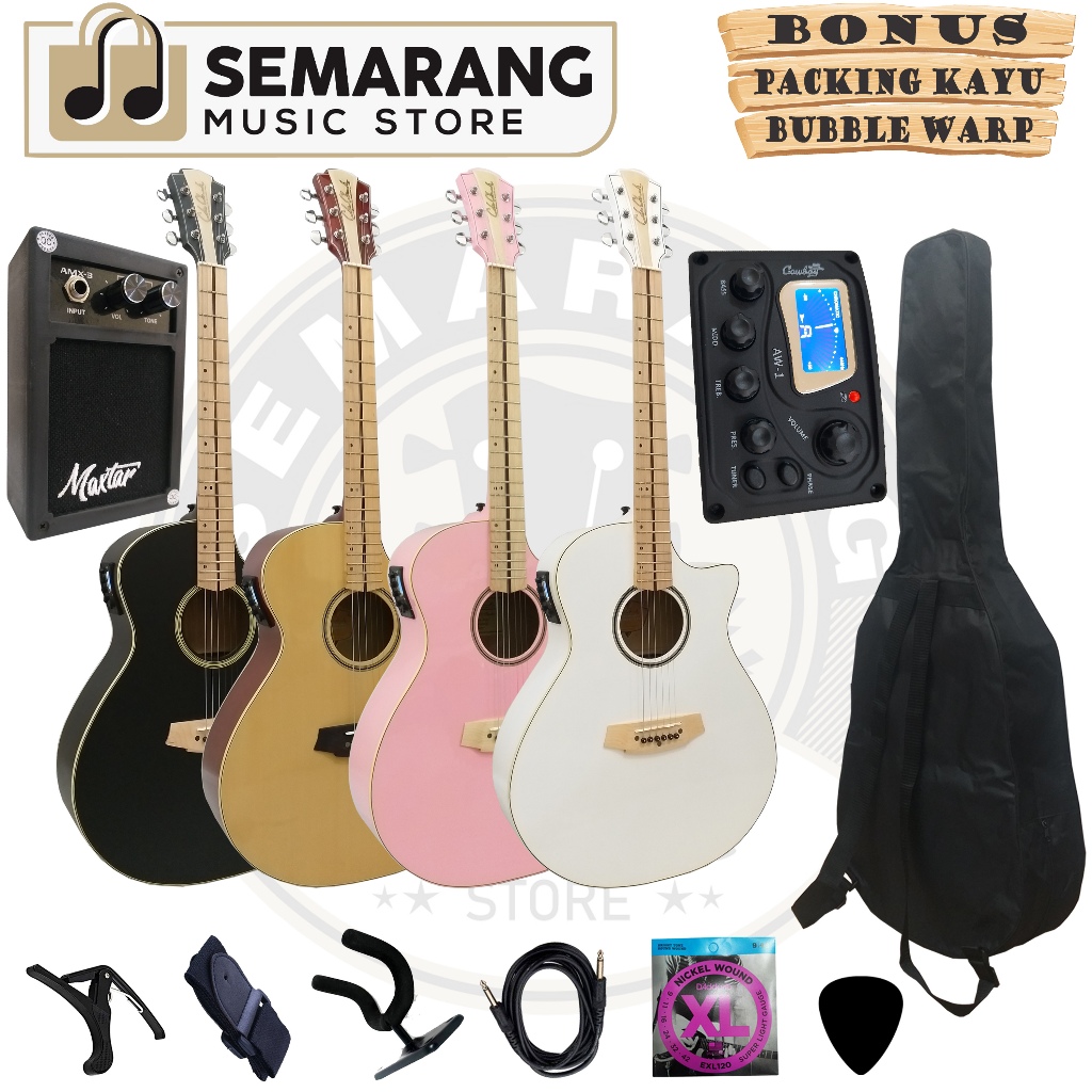 BISA COD Gitar Akustik Elektrik Cole Clark Custom