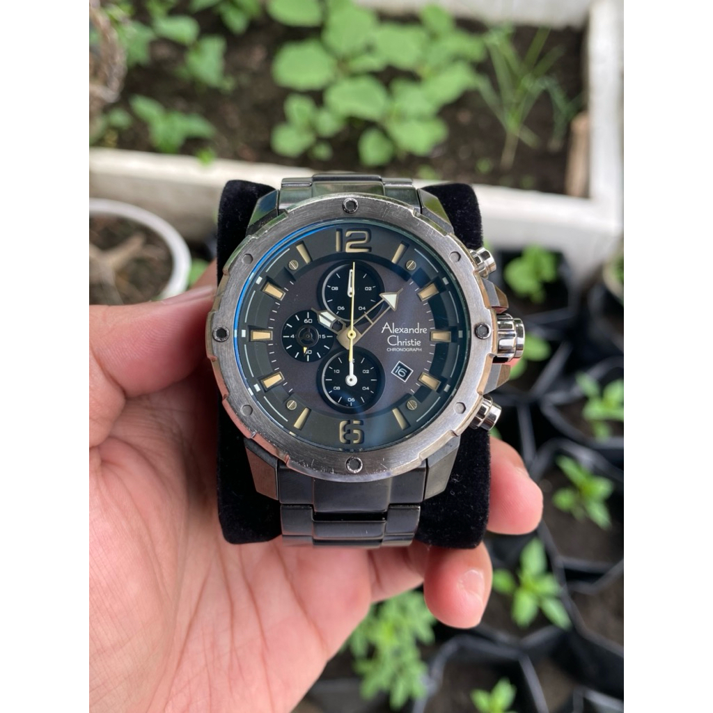Jam Tangan Pria Alexandre Christie 6410MC Second