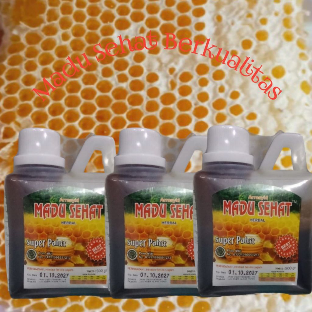 Madu Super Pahit 500gr Arrasyid Madu Sehat Super Pahit