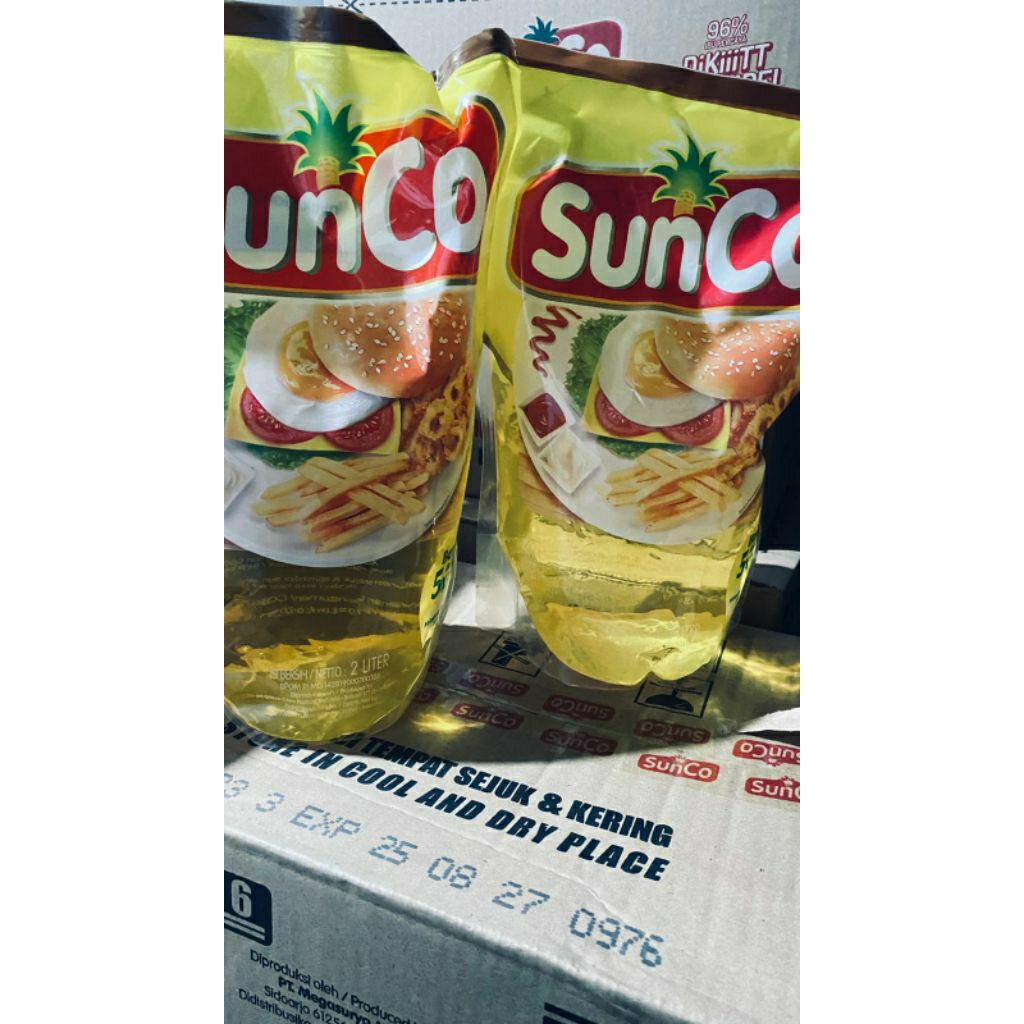 Minyak goreng sunco 2 liter 1 dus
