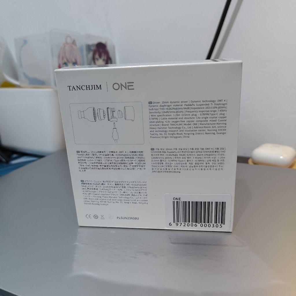 tanchjim one iem headset in ear monitor not moondrop audiophile