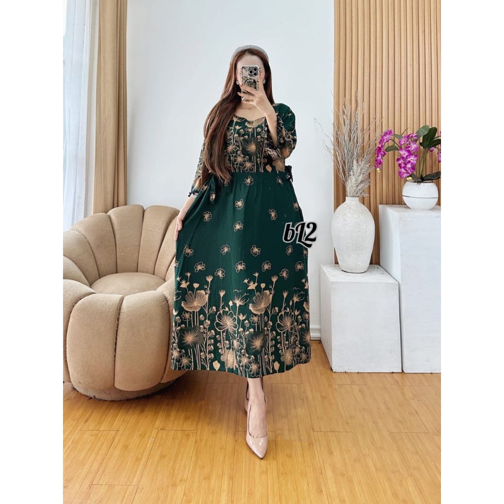 Daster Jumbo Ld 120 Daster Chibi Lengan 3/4 Daster Rayon Premium