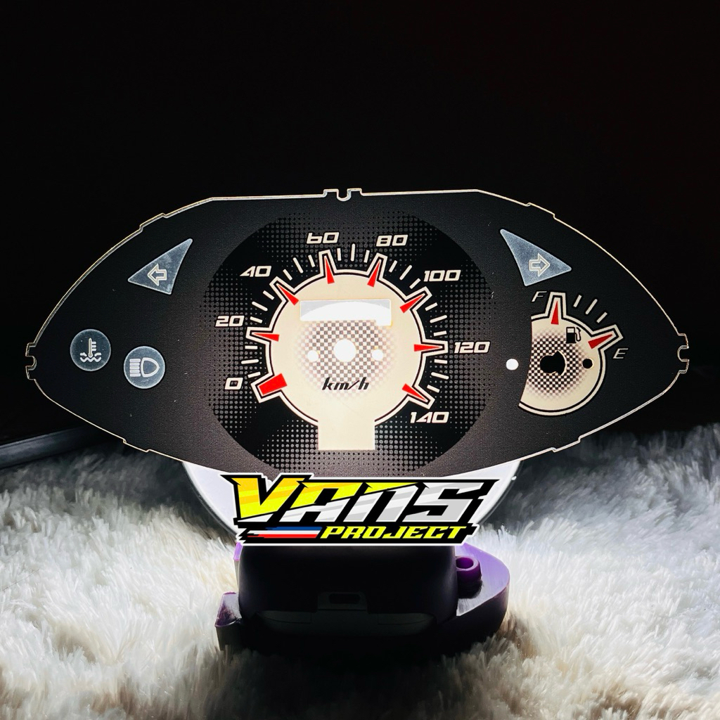 Papan Speedometer Indiglow honda Thailand Vario 110 Old Karbu Speedo Modifikasi Motif Custom Panel l