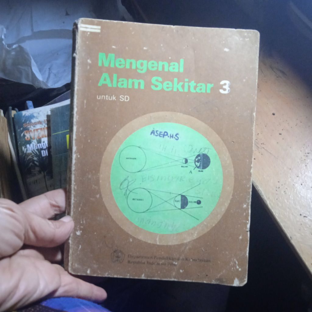 buku Mengenal Alam Sekitar 3 untuk SD, buku original jadul