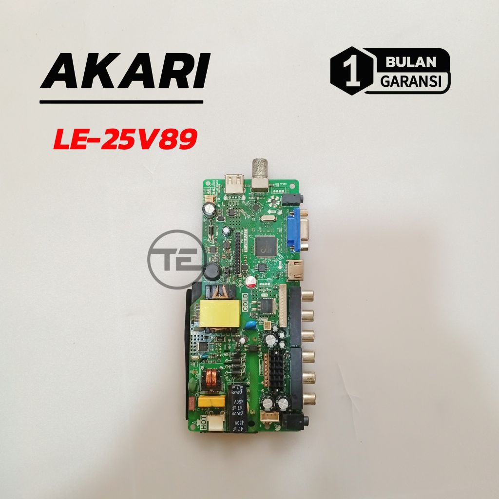 AKARI LE-25V89 MESIN TV LED AKARI LE 25V89 MOBO MODUL MAINBOARD TV