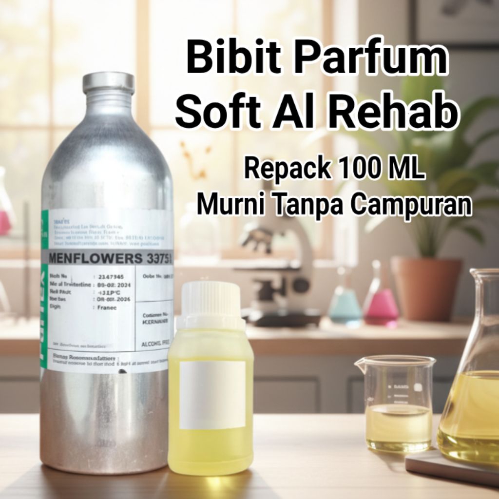 Bibit parfum soft alrehab parfex repack 100 ML murni tanpa campuran