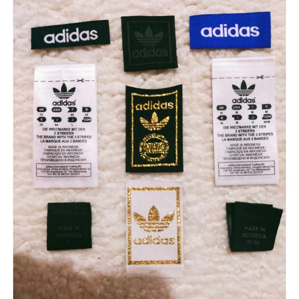 tag label adidas label tag trefoil