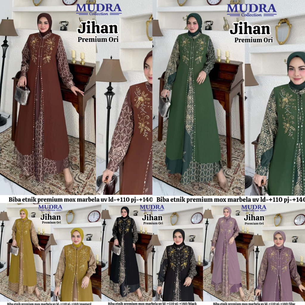 GAMIS DRESS JIHAN ORIGINAL BY MUDRA