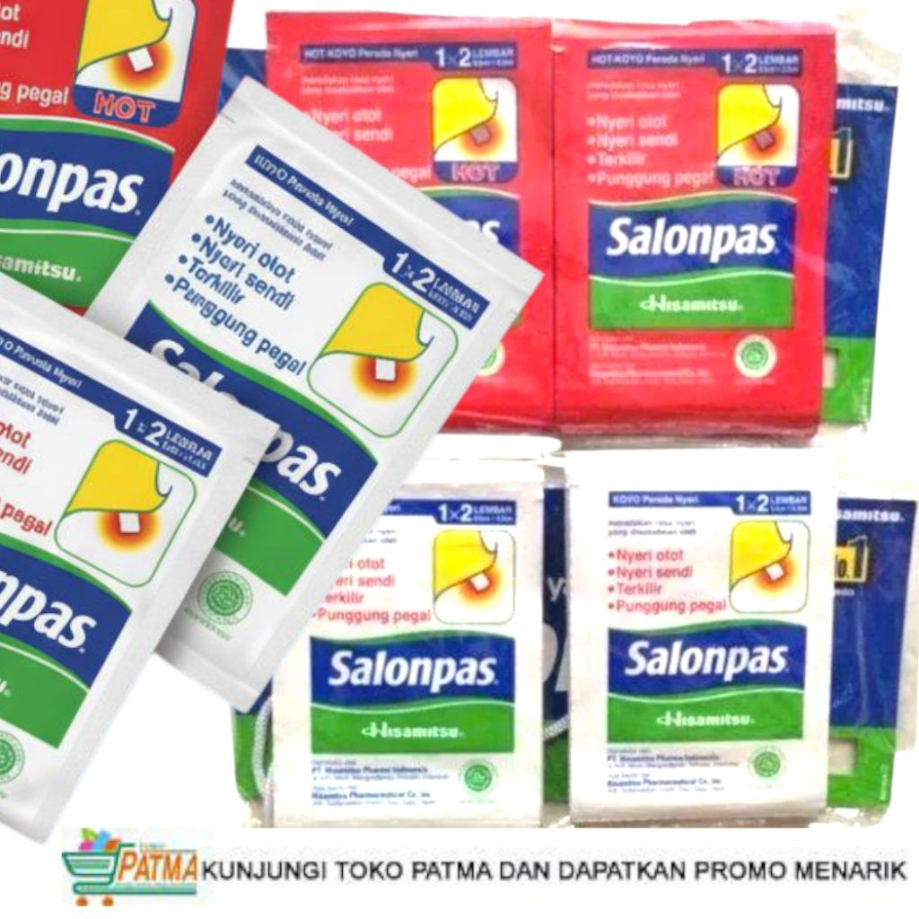 SALONPAS KOYO RENCENG HANGAT/PANAS 1PAK ISI 2 RENCENG=20BUNGKUS