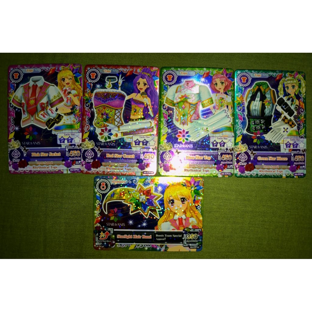 Kartu Aikatsu Star Anis Satuan CP Seri 6