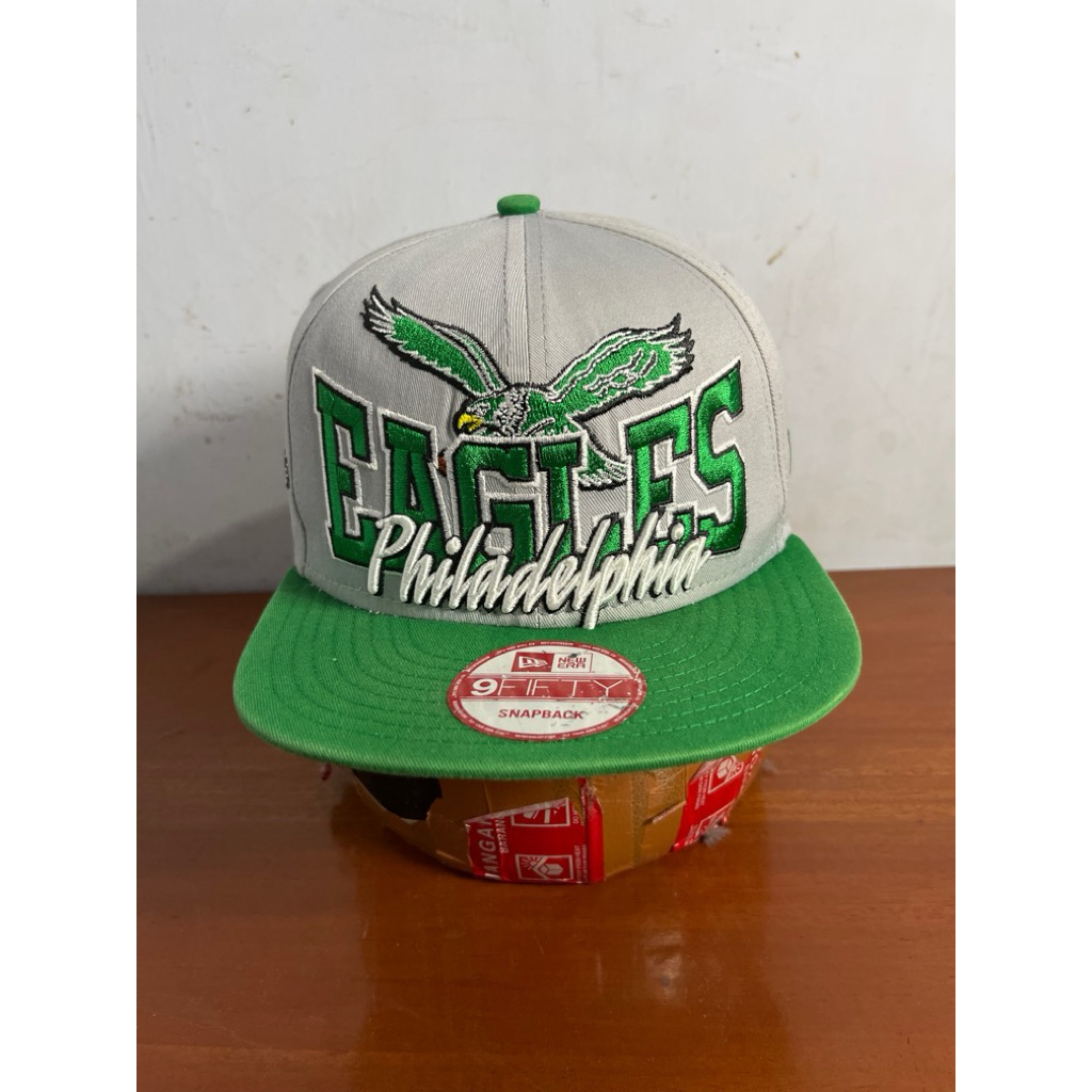 topi new era x nfl eagles big logo original second