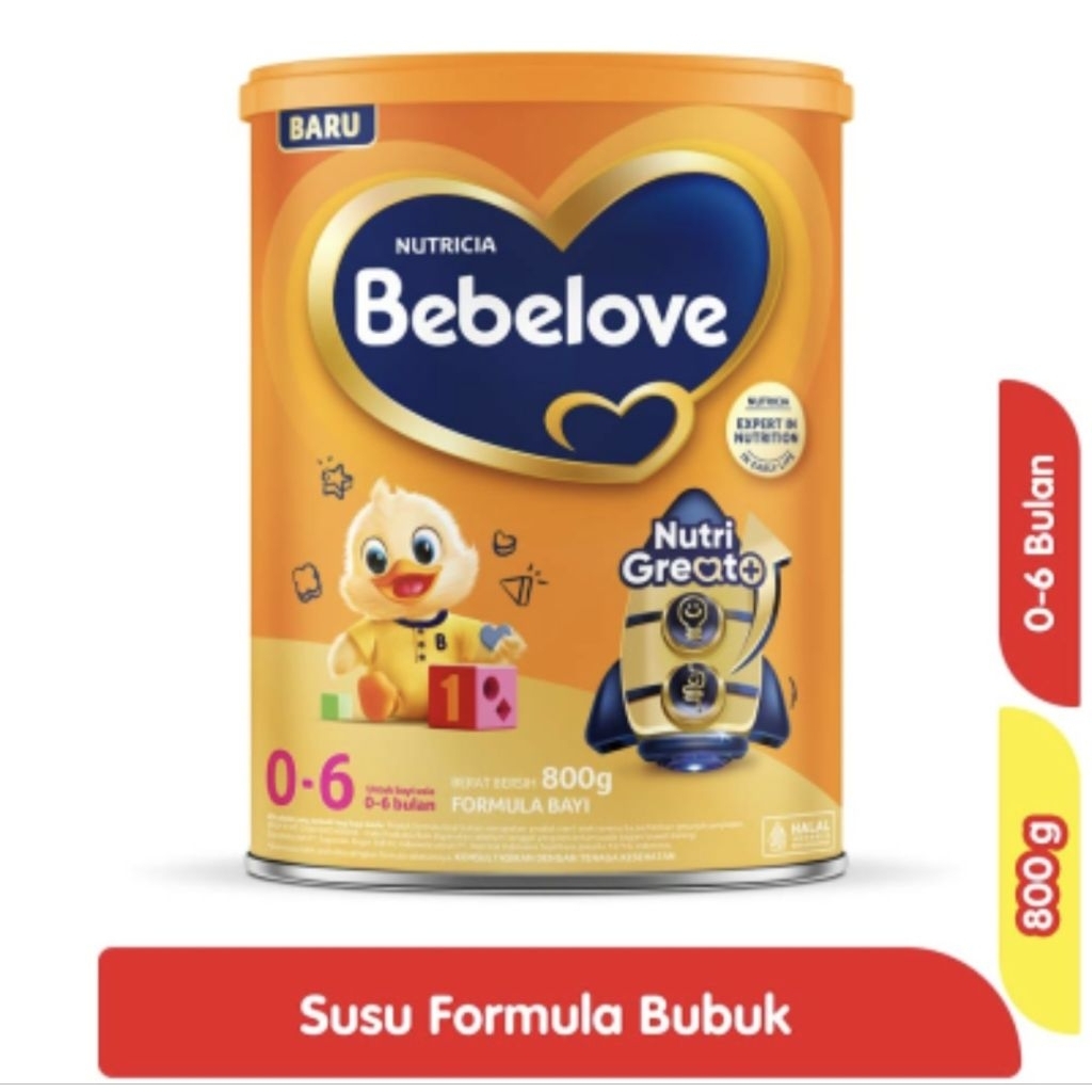 Bebelove 1 0-6 bulan 800gr Kaleng
