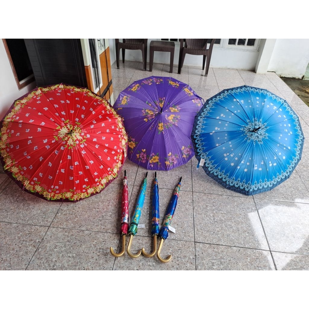 Payung Motif/Payung Nagoya Motif/Payung jadul  Nagoya