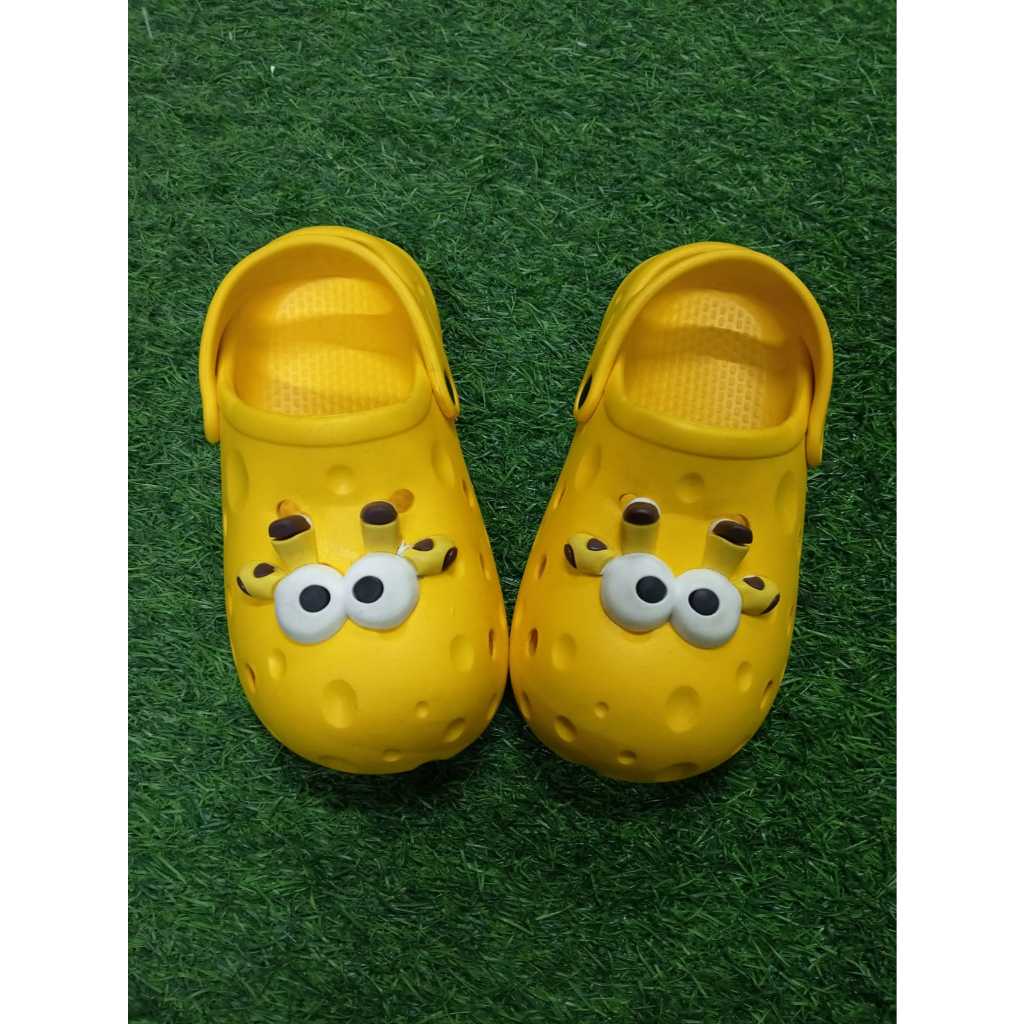 Dulux M 608 (D) Uk 25-30 | Sandal Baim Anal Lucu | Sandal Tempelan Giraffe (Jerapah) Lucu | Sandal S