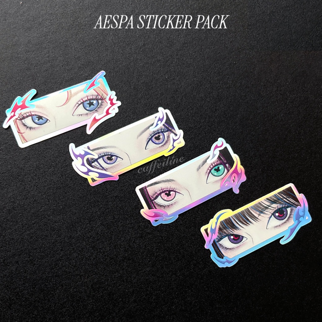 Aespa Hologram Sticker Set