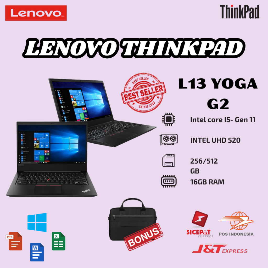 Lenovo Thinkpad L13 G2  Core i5 Gen11  RAM 16GB SSD 256/512GB