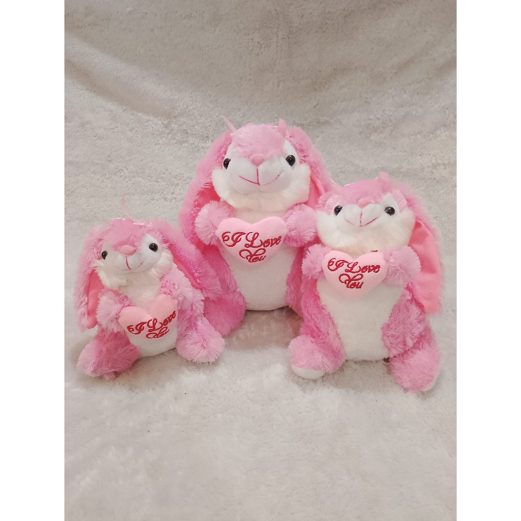BONEKA RABBIT LOVE RASFUR, BONEKA KELINCI LOVE RASFUR