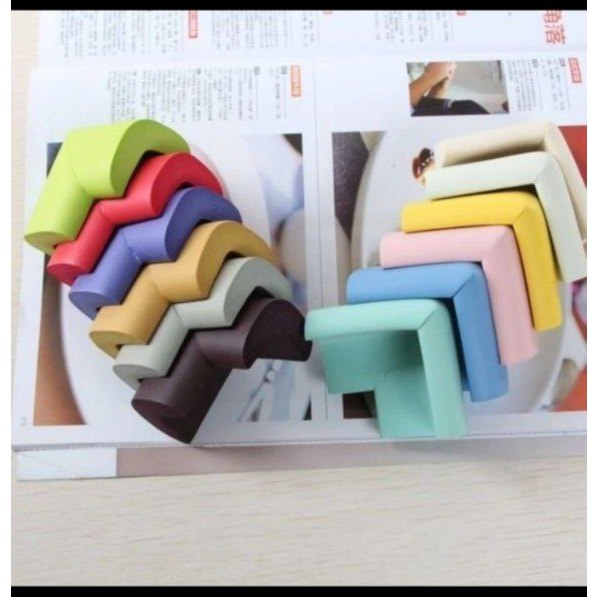 Busa Pelindung Sudut Siku Meja/Busa Karet Sudut Meja/ Bantalan Sudut Meja