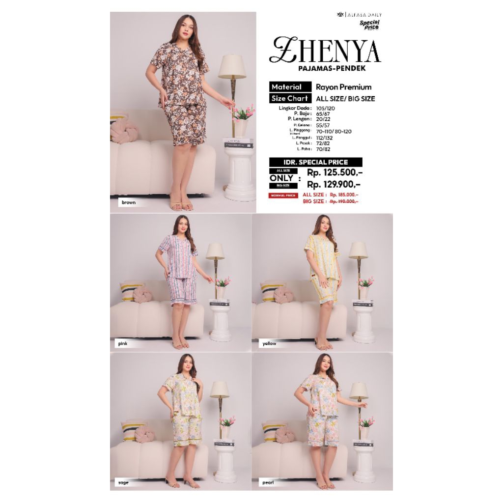 《COD》SPECIAL PRICE | COZY WEAR ZHENYA PAJAMAS