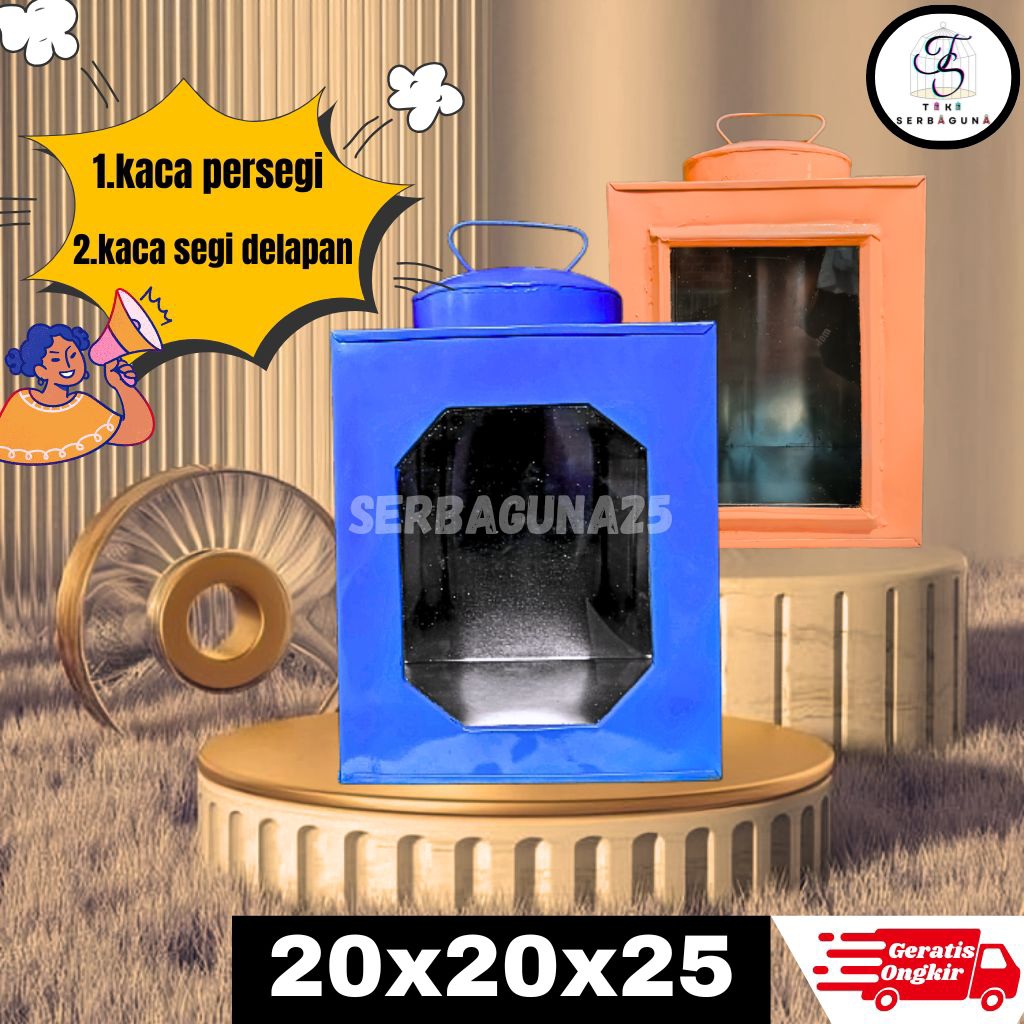 kaleng kerupuk jadul mini / toples wadah seblak astetik