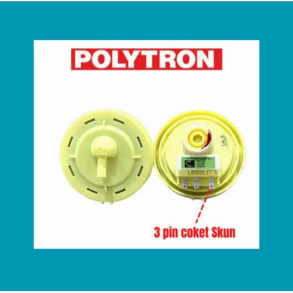Sensor air water level mesin cuci 1 tabung Polytron