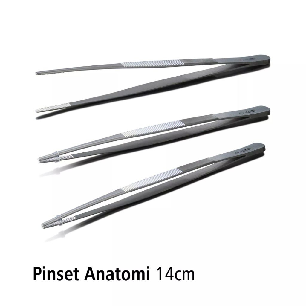 Thumb Dressing Forcep 14cm Marwa / Pinset Anatomis 14cm Marwa