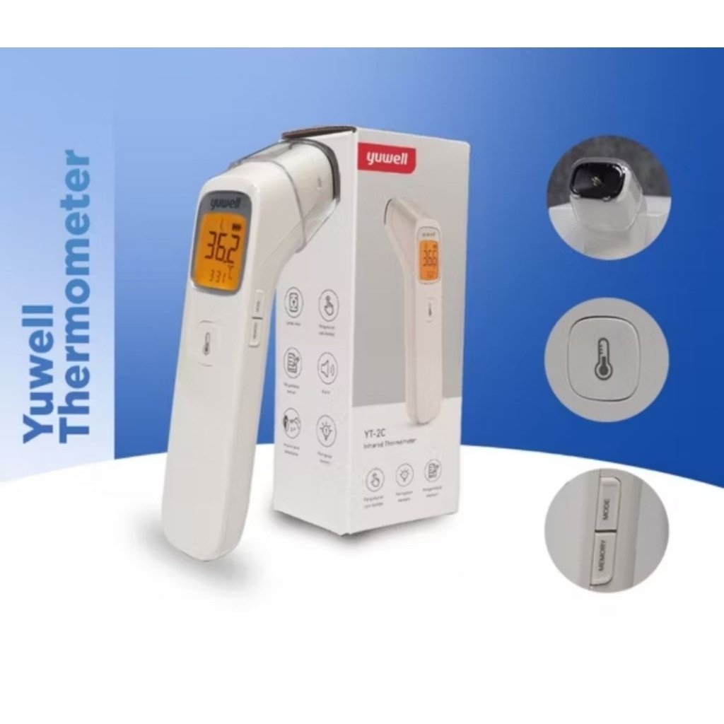 Termometer infrared dahi digital yuwell yt-2c