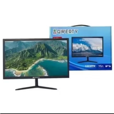 LED Monitor Komputer 19 inch QWERTY QM-190VH HD Layar Monitor 19" HDMI +