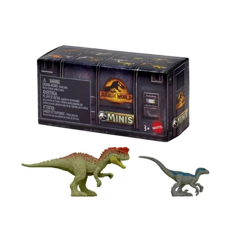 Mattel - Jurassic World Dominion Mystery Mini Figures - BLIND BOXES [5 Pack Lot]