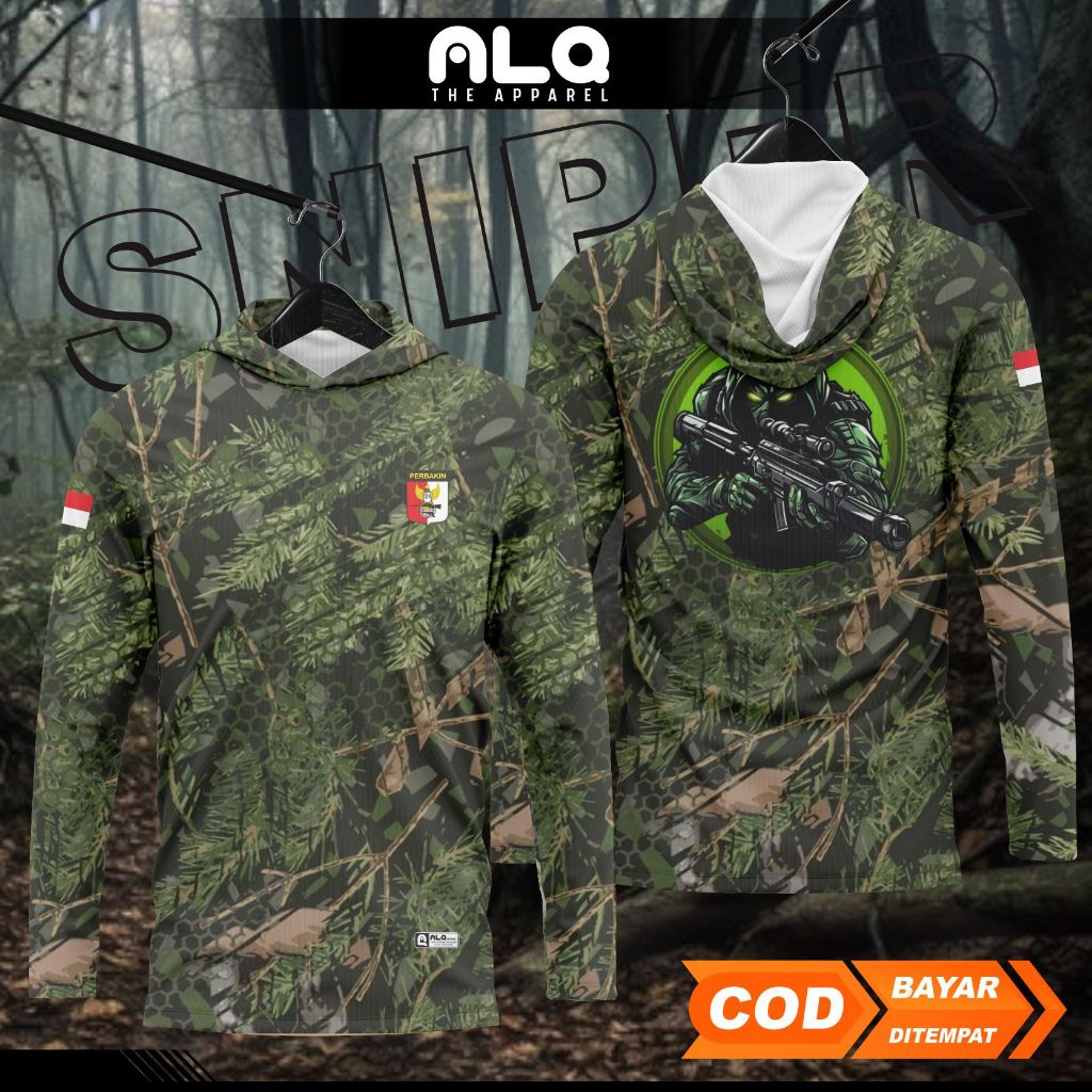 ALQ004 // JERSEY CAMOFLASE // KAOS BERBURU // BAJU HUNTING // CAMO MURAH // PASER