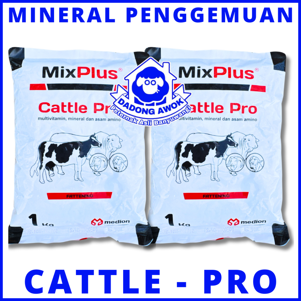 cattle pro - mineral kalsium - premix sapi - meningkatkan produktivitas susu sapi kambing cattle mix