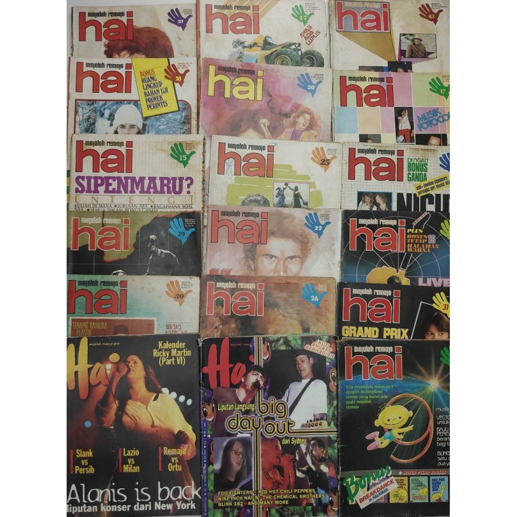 MAJALAH HAI JADUL BEKAS ORIGINAL