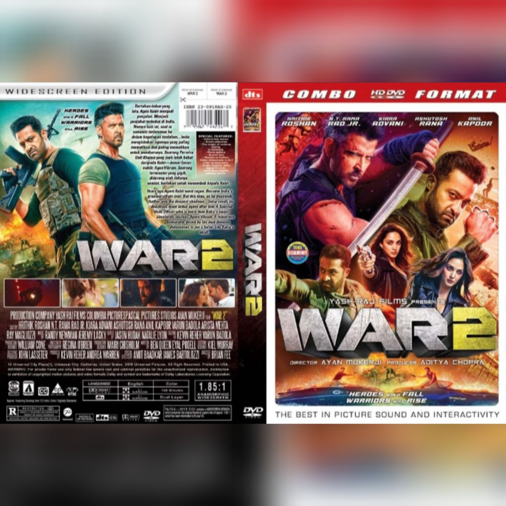 DVD War 2 2025 (Hrithik Roshan)