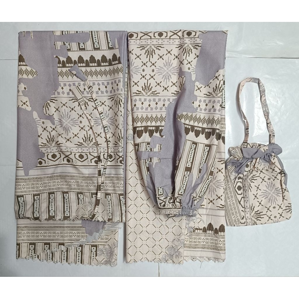 Mukena Dewasa Travel + Tas, Mukena Mewah