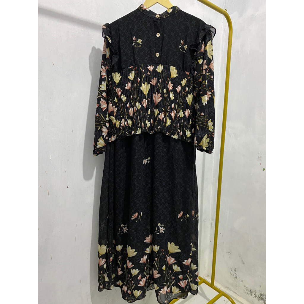 GAMIS CERUTY MOTIF BUNGA/GAMIS BUNGA/DREES BUNGA