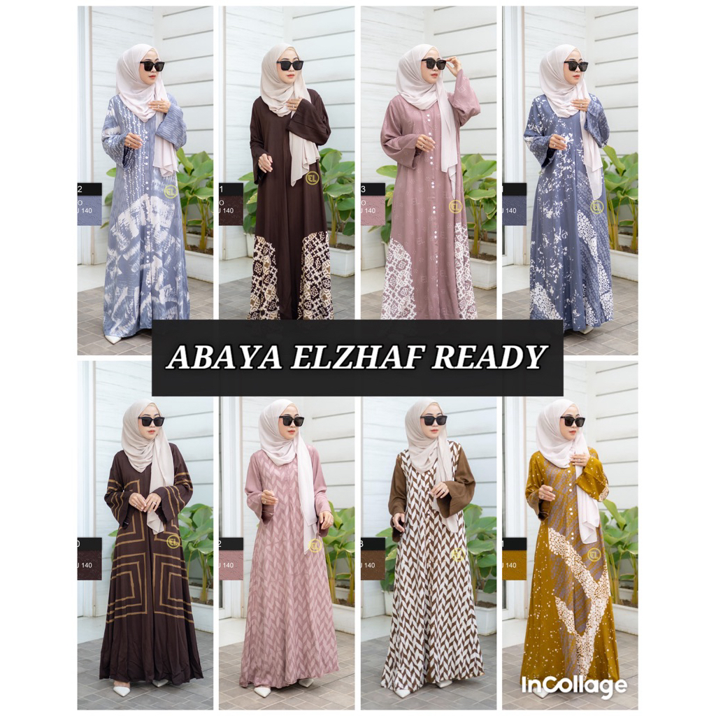 ELZHAF BATIK | ABAYA ELZHAF | DRESS GAMIS TWILL ELZHAF