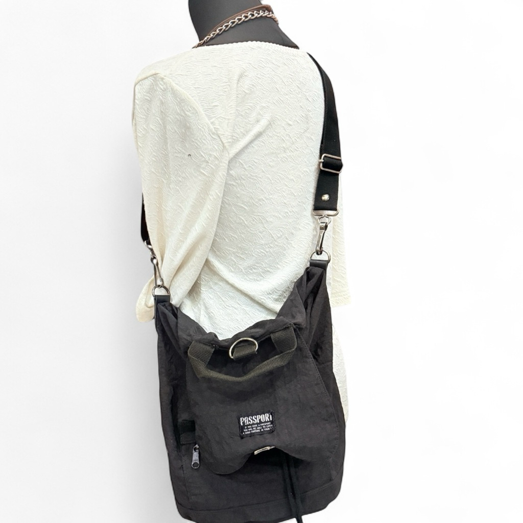 Tas Sling Ransel Serut Passport
