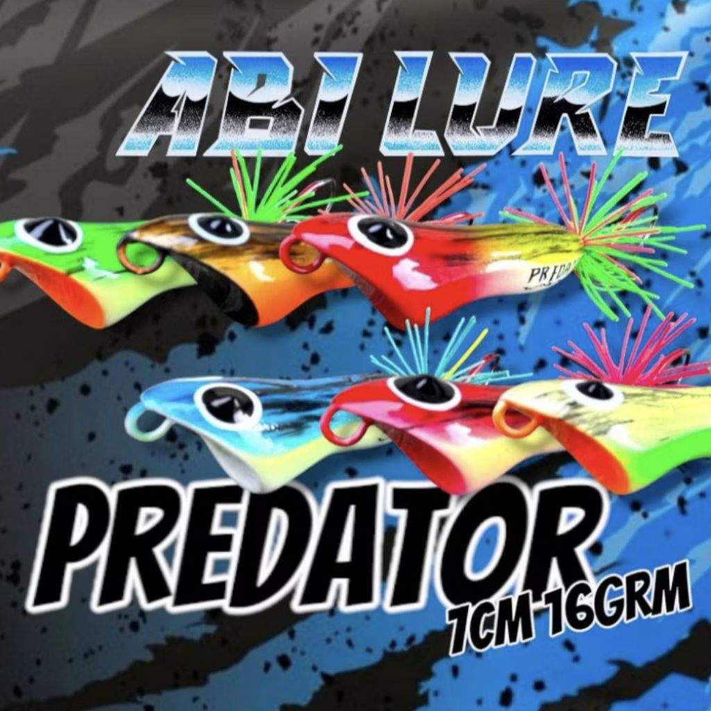 Hard Frog, Umpan Pancing, Geol, Predator Abi Lure, Umpan toman 7 cm