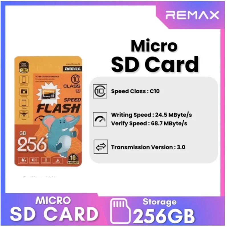 MMC 256GB Remax / Memory Card 256GB / Kartu Memori 256 GB