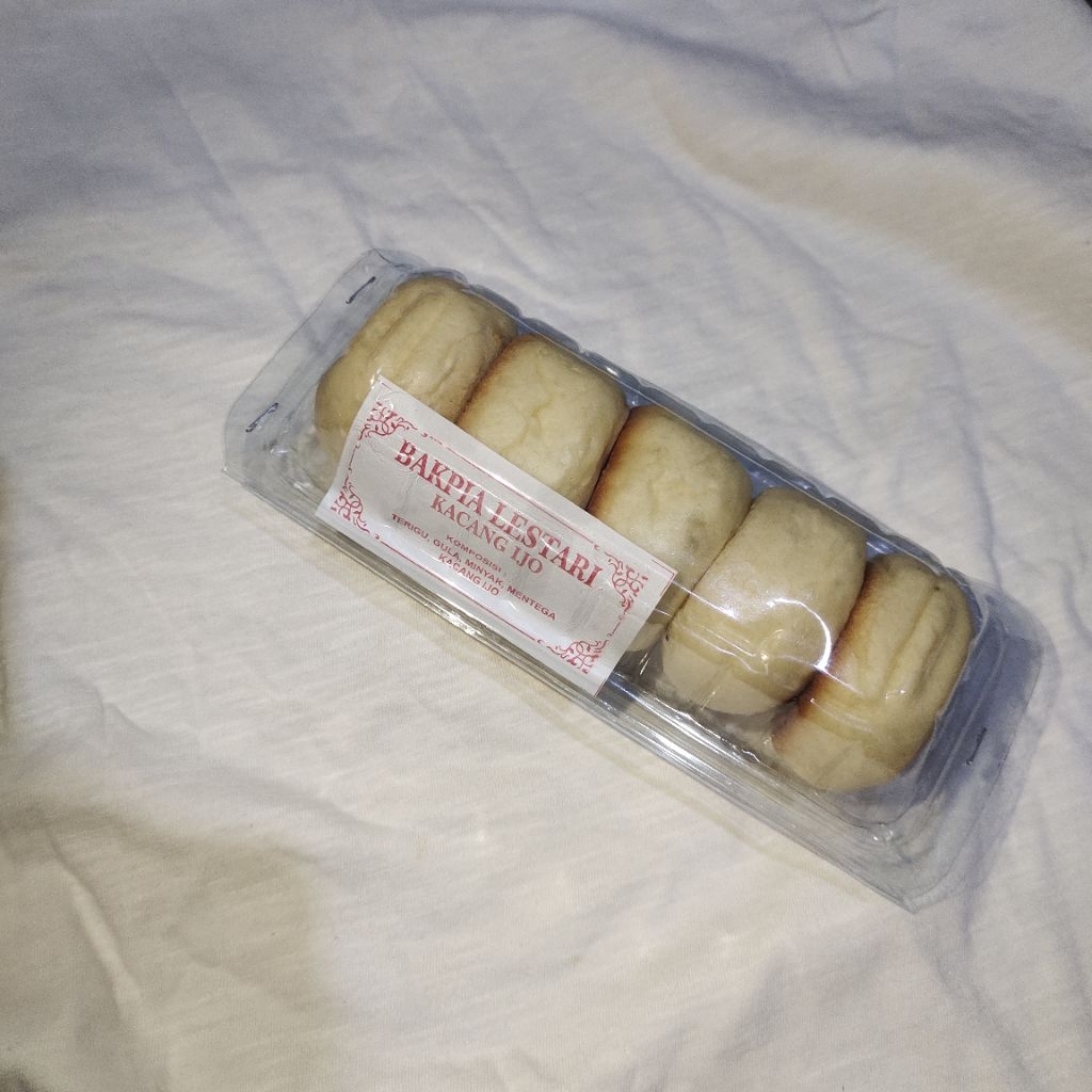 Bakpia/pia basah kacang hijau isi 5