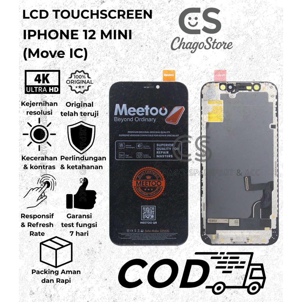 Lcd IPHONE 12 MINI - LCD TOUCHSCREEN IPHONE 12 MINI FULLSET